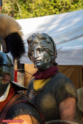 römischer Eques, Kavallerist mit Maskenhelm